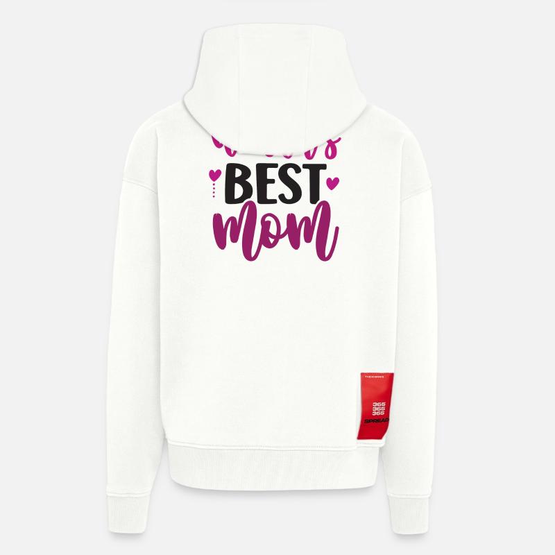 Die beste Mutter der Welt - Zip Hoodie - made by SPREAD - OFF WHITE
