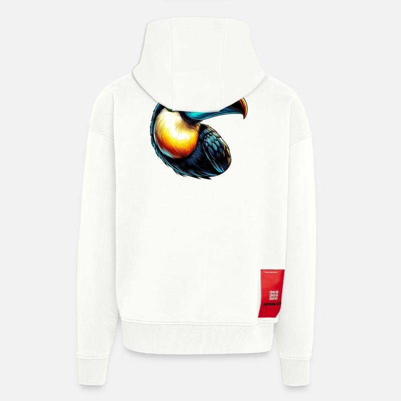 Tukan - Zip Hoodie - made by SPREAD - OFF WHITE