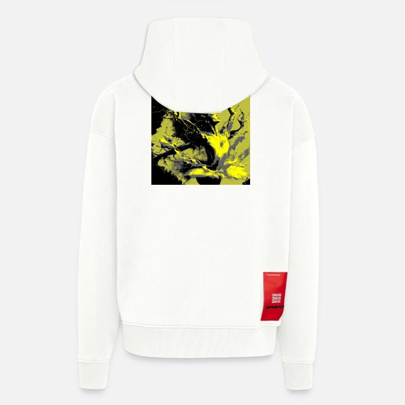 Neoexpressionistischer Tanz voller Farben - Zip Hoodie - made by SPREAD - OFF WHITE