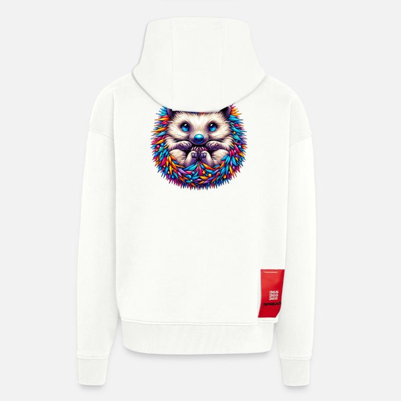 Igel - Zip Hoodie - made by SPREAD - OFF WHITE