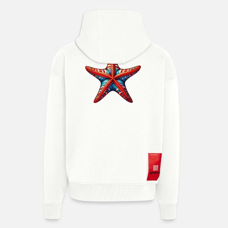 Seestern - Zip Hoodie - made by SPREAD - OFF WHITE