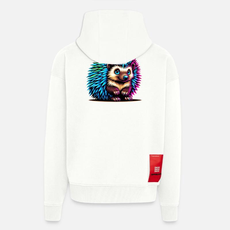 Igel - Zip Hoodie - made by SPREAD - OFF WHITE