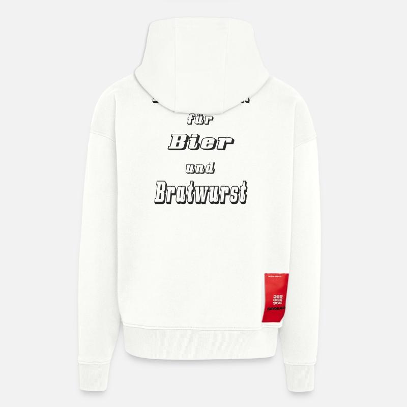 Testperson 1 - Zip Hoodie - made by SPREAD - OFF WHITE