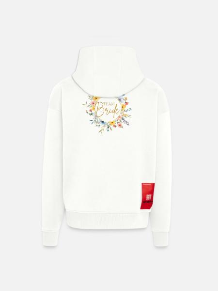Team Bride! Customizable - Zip Hoodie - made by SPREAD - OFF WHITE