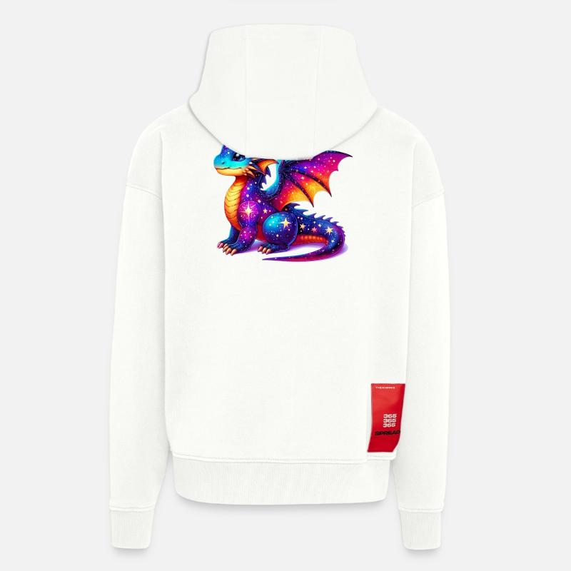 Drache - Zip Hoodie - made by SPREAD - OFF WHITE