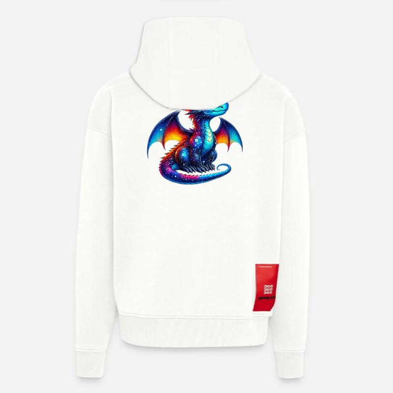 Drache - Zip Hoodie - made by SPREAD - OFF WHITE