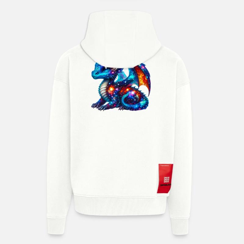 Drache - Zip Hoodie - made by SPREAD - OFF WHITE