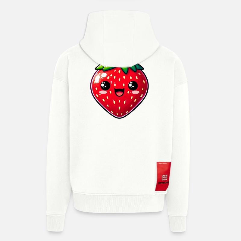 Erdbeeren Erdbeeren - Zip Hoodie - made by SPREAD - OFF WHITE