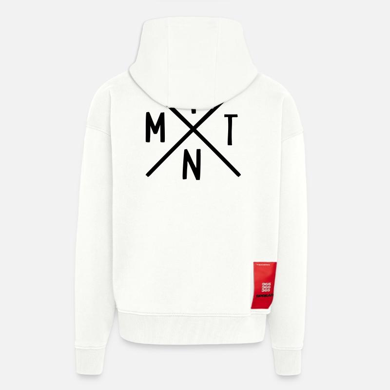 STEM subjects - Zip Hoodie - made by SPREAD - OFF WHITE