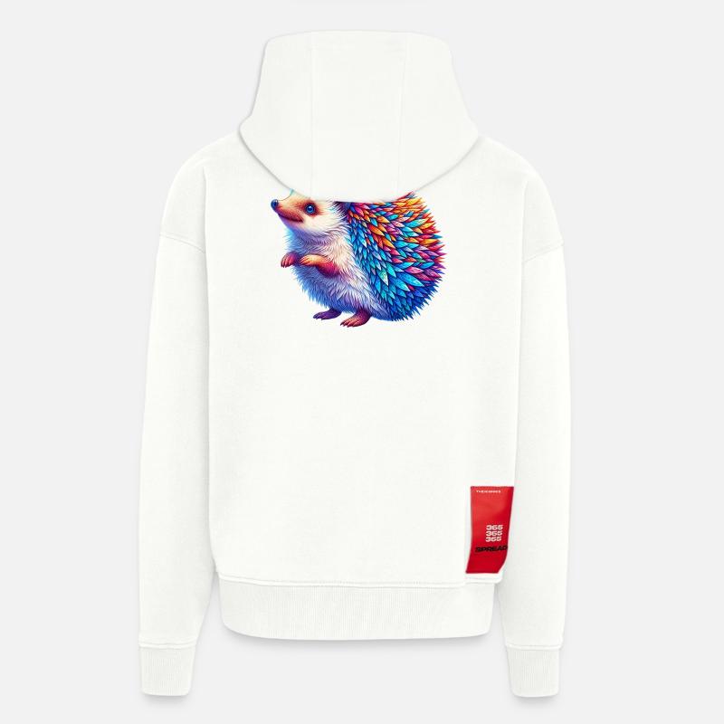Igel - Zip Hoodie - made by SPREAD - OFF WHITE