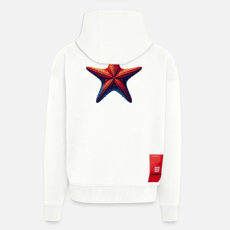 Seestern - Zip Hoodie - made by SPREAD - OFF WHITE