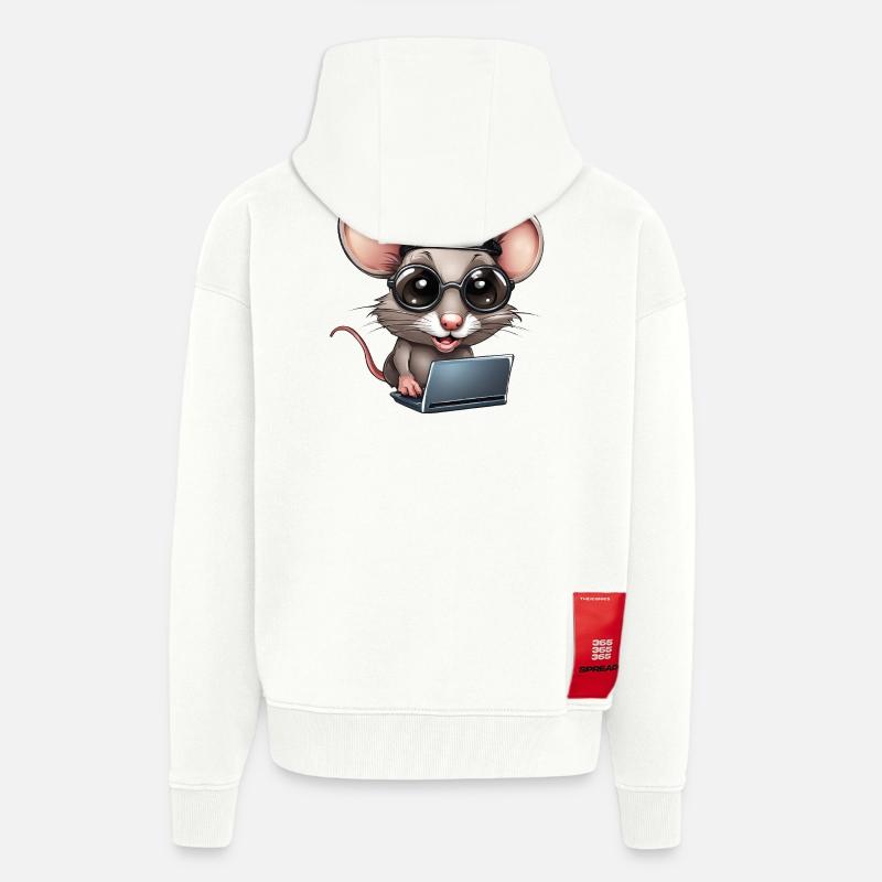 Computer, Informatikfreak, Informatiker - Zip Hoodie - made by SPREAD - OFF WHITE