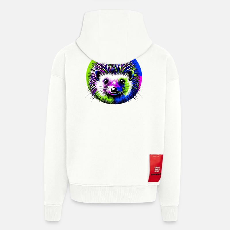 Igel - Zip Hoodie - made by SPREAD - OFF WHITE