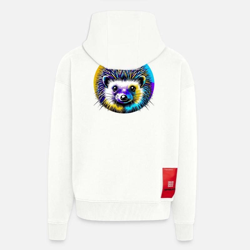 Igel - Zip Hoodie - made by SPREAD - OFF WHITE