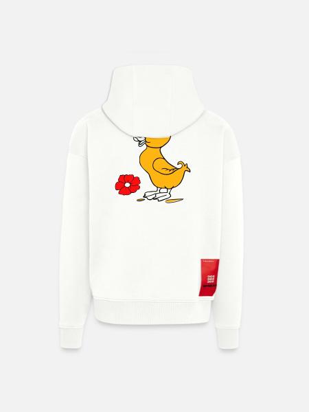 Easter chicks Happy Easter - Zip Hoodie - made by SPREAD - OFF WHITE