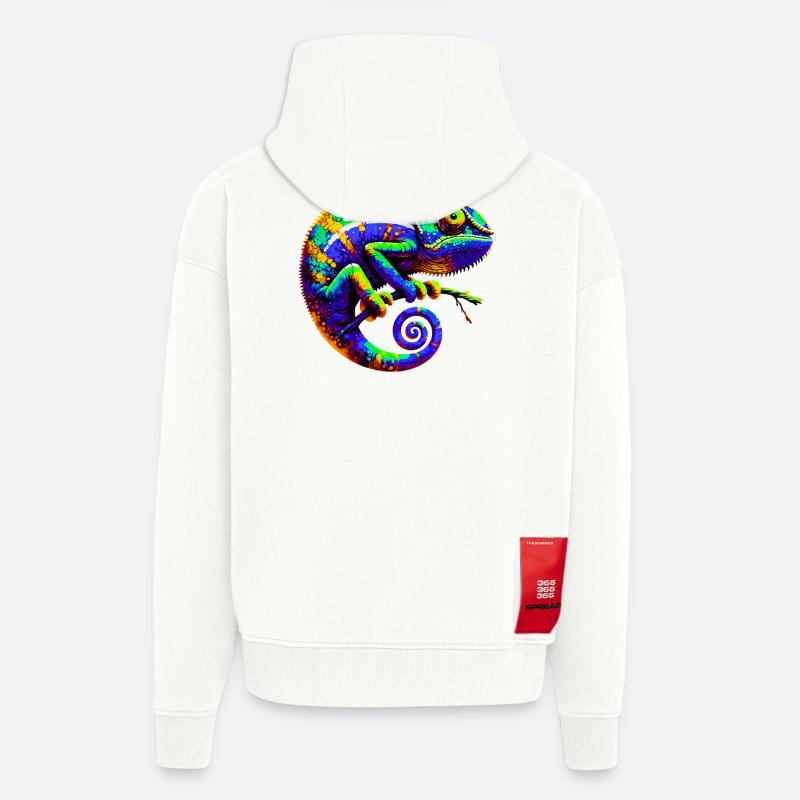 Chamäleon - Zip Hoodie - made by SPREAD - OFF WHITE