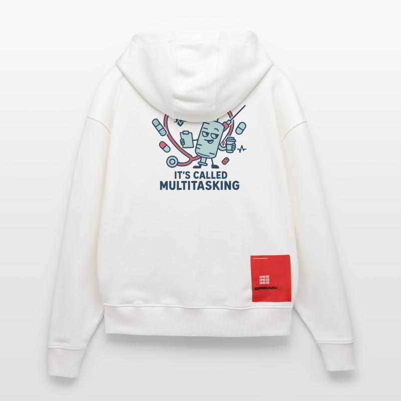 Multitasking Rettungsherz Design Zip Hoodie - made by SPREAD