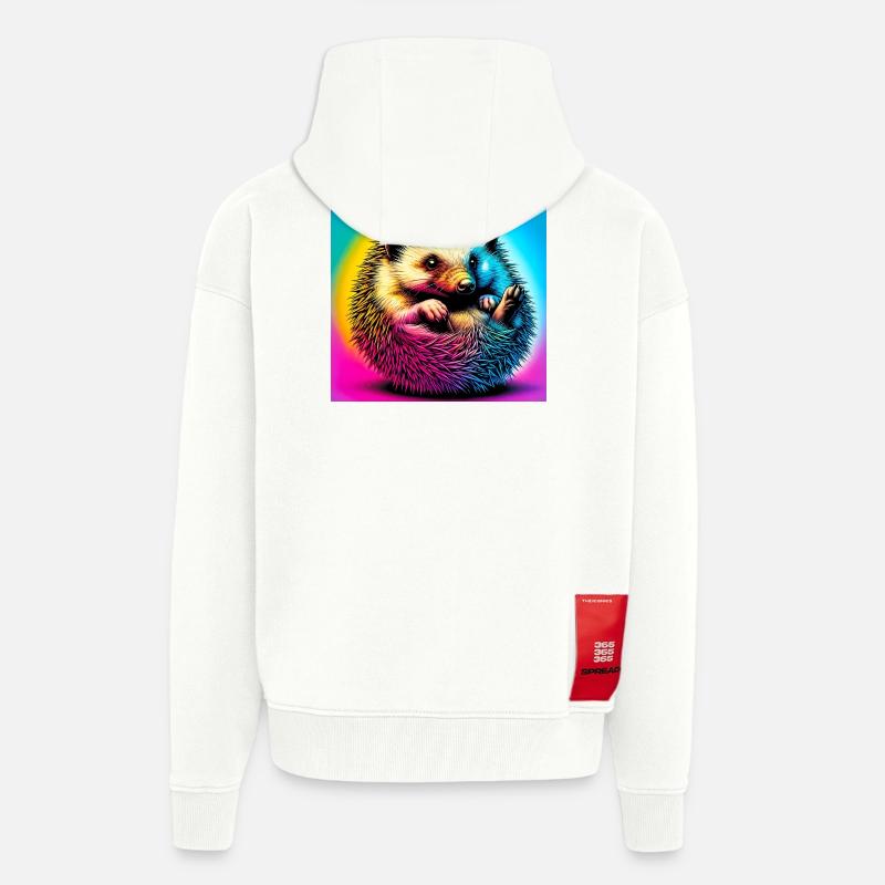 Igel - Zip Hoodie - made by SPREAD - OFF WHITE