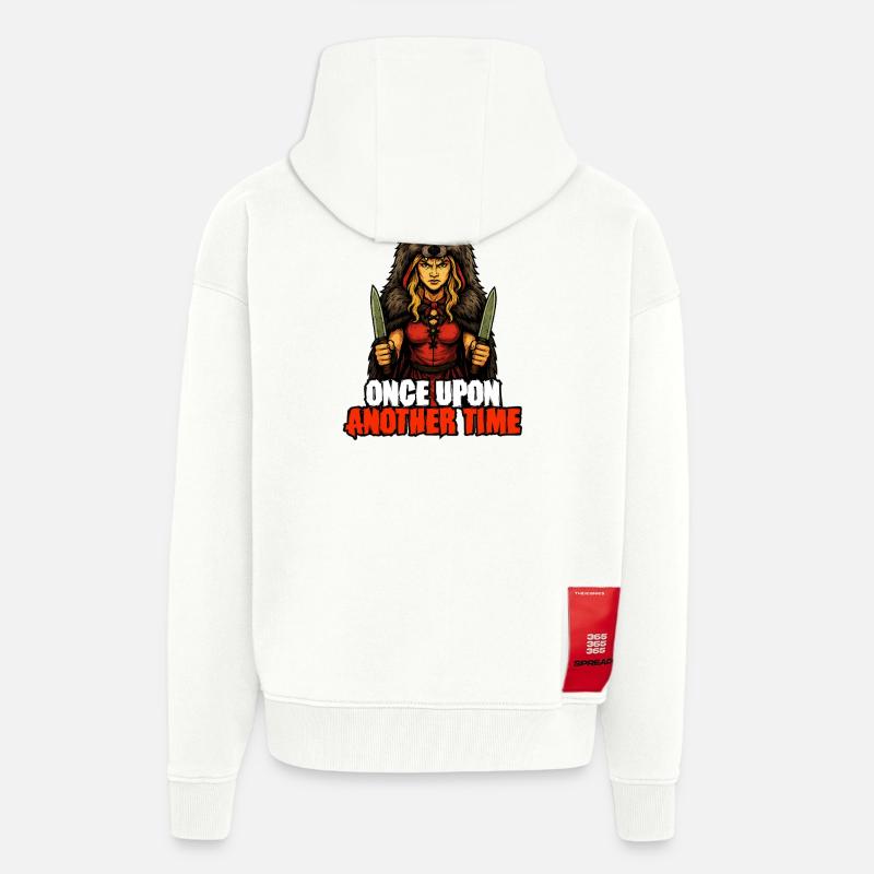 Es war einmal – Rotkäppchen – Humor - Zip Hoodie - made by SPREAD - OFF WHITE