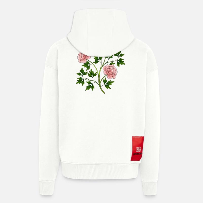 Blumen - Zip Hoodie - made by SPREAD - OFF WHITE