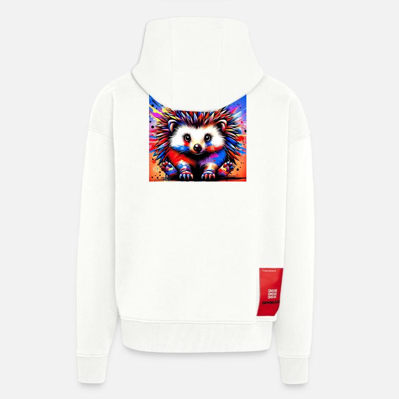 Igel - Zip Hoodie - made by SPREAD - OFF WHITE