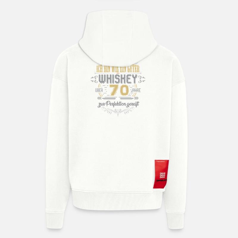 Heating Engineer Heating Construction Plumber Plumber - Zip Hoodie - made by SPREAD - OFF WHITE