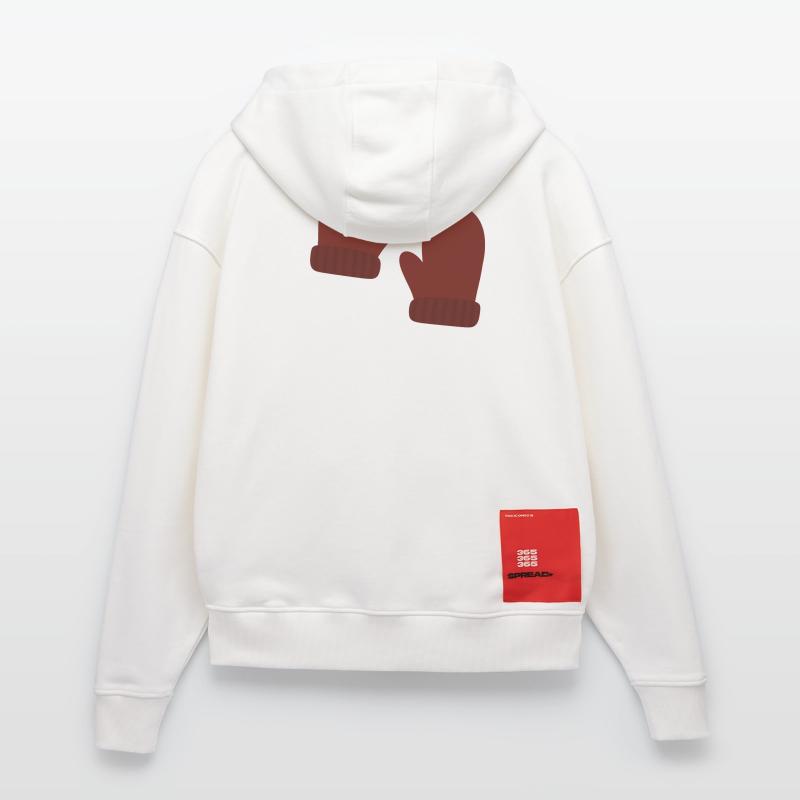 Gemütliche Winterhandschuhe Illustration Zip Hoodie - made by SPREAD
