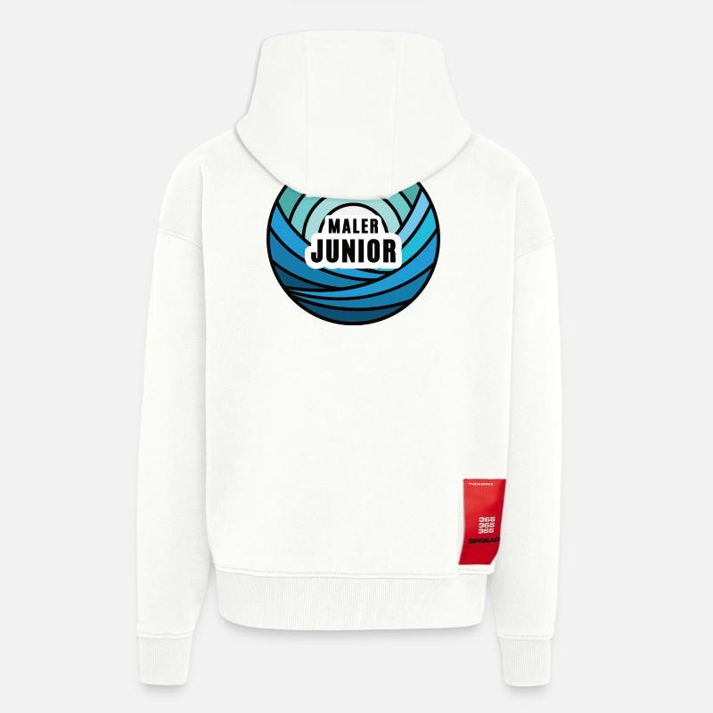 Junior Painter Apprentice Successor Child Painter's Son - Zip Hoodie - made by SPREAD - OFF WHITE