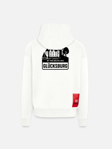 Glücksburg SH - Zip Hoodie - made by SPREAD - OFF WHITE