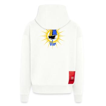 Voilier Soleil Var - Veste à capuche bio épaisse oversize fabriqué en UE - OFF WHITE - Dos
