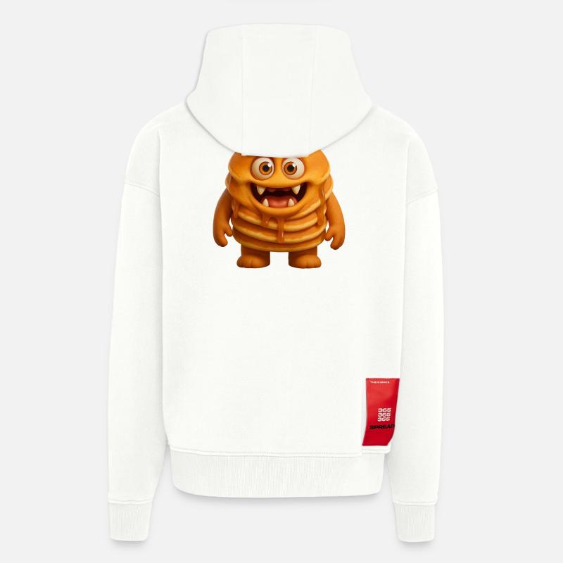 Pfannkuchen Eierkuchen - Zip Hoodie - made by SPREAD - OFF WHITE