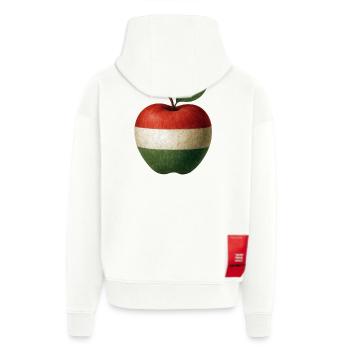 Hongrie - Veste à capuche bio épaisse oversize fabriqué en UE - OFF WHITE - Dos