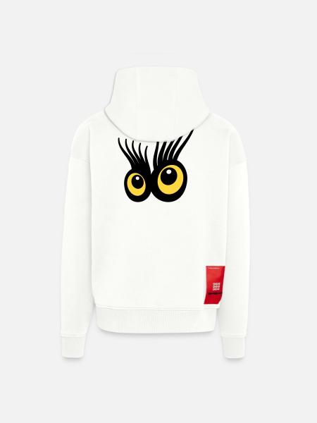 Eyes - Zip Hoodie - made by SPREAD - OFF WHITE