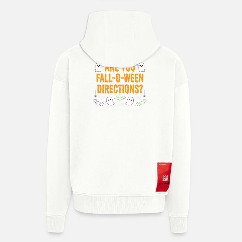 Bist du ein Herbst-O-Ween-Anleitungslehrer? Hallow - Zip Hoodie - made by SPREAD - OFF WHITE