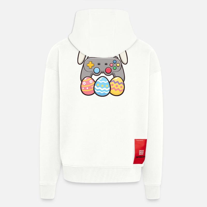 Bunny Gaming Controller Easter Gamer Spaß - Zip Hoodie - made by SPREAD - OFF WHITE