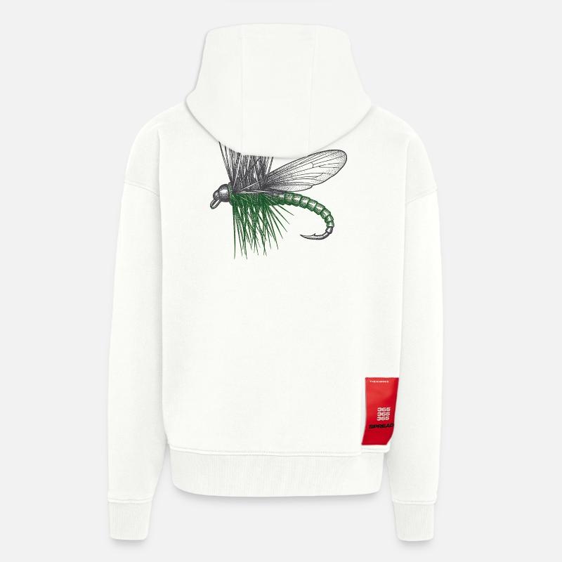 Der Master's Fly - Zip Hoodie - made by SPREAD - OFF WHITE