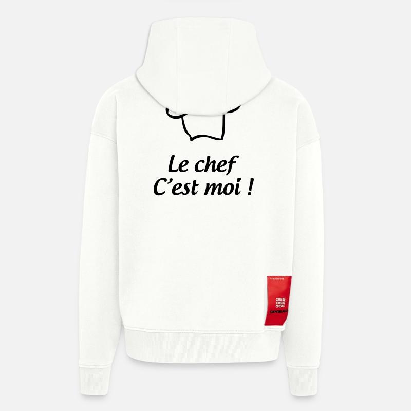 Der Koch bin ich – Küche - Zip Hoodie - made by SPREAD - OFF WHITE