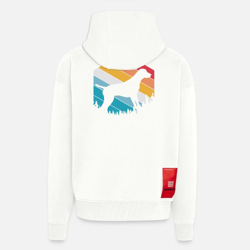German Pointer Hund Deutsch Kurzhaar - Zip Hoodie - made by SPREAD - OFF WHITE