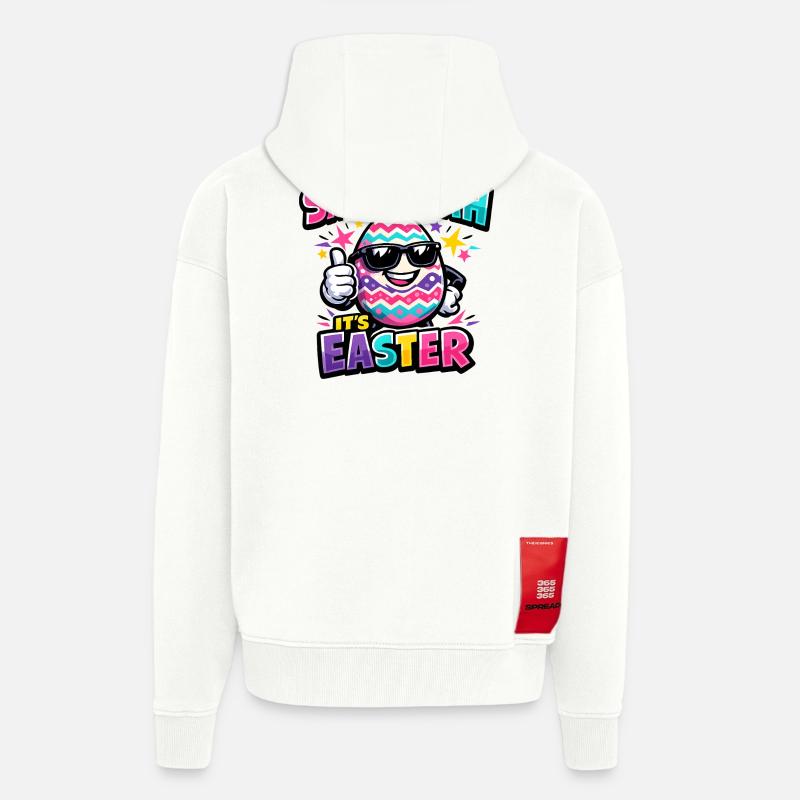 Hell yes It's Easter - Zip Hoodie - made by SPREAD - OFF WHITE