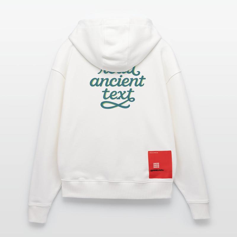 Antikes Script Tee Zip Hoodie - made by SPREAD