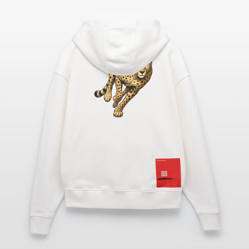 Leopard Print Wild Pattern Zip Hoodie - made by SPREAD
