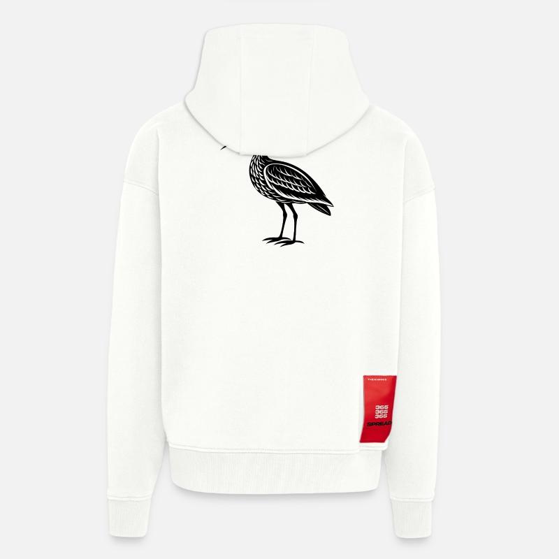 Regenvogel - Zip Hoodie - made by SPREAD - OFF WHITE
