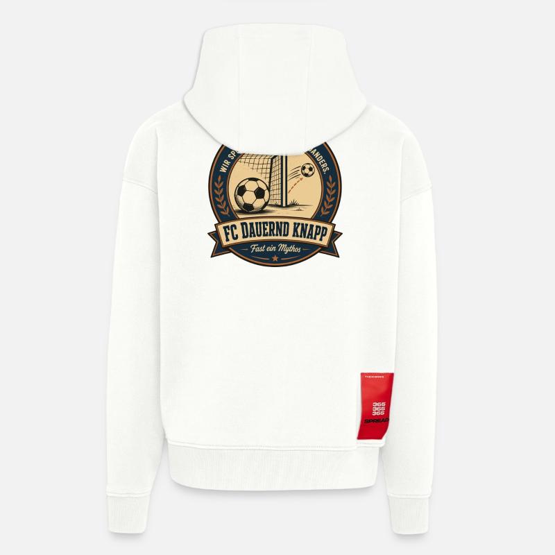 FC Dauernd Knapp - Zip Hoodie - made by SPREAD - OFF WHITE