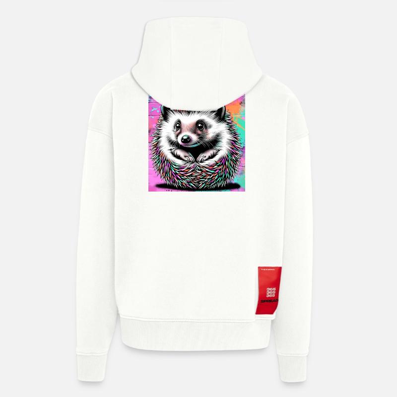 Igel - Zip Hoodie - made by SPREAD - OFF WHITE