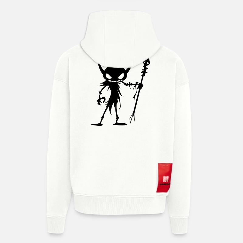 Goblin Ork - Zip Hoodie - made by SPREAD - OFF WHITE