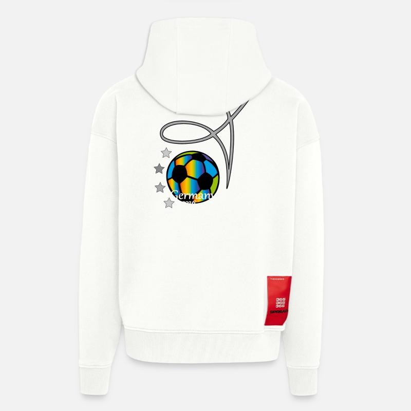Fußball Event - Zip Hoodie - made by SPREAD - OFF WHITE