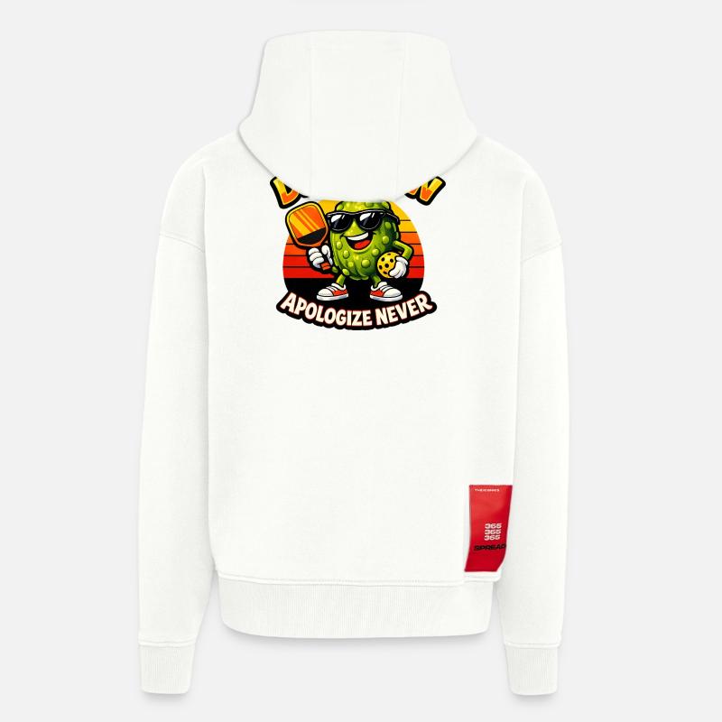 Dink Now Apologize Never - Zip Hoodie - made by SPREAD - OFF WHITE