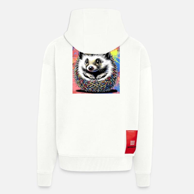 Igel - Zip Hoodie - made by SPREAD - OFF WHITE