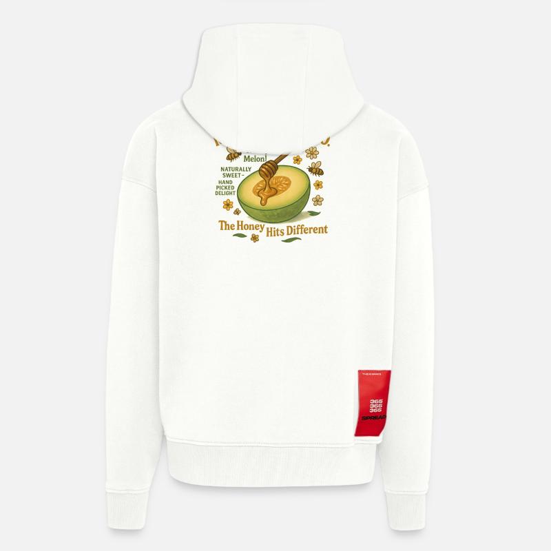 Melon Honey Magic Illustration - Zip Hoodie - made by SPREAD - OFF WHITE