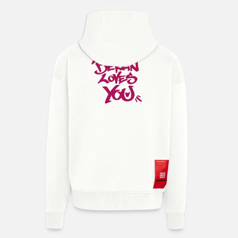 Berlin loves you graffiti style - Zip Hoodie - made by SPREAD - OFF WHITE